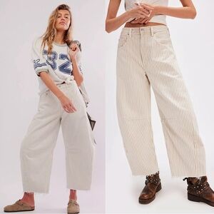 Free People x Citizens Of Humanity Horshoe Jean's Striped 31 Sold Out